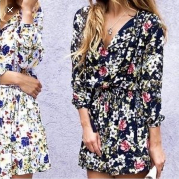Banana Republic Floral Long Sleeve Dress - Picture 8 of 8